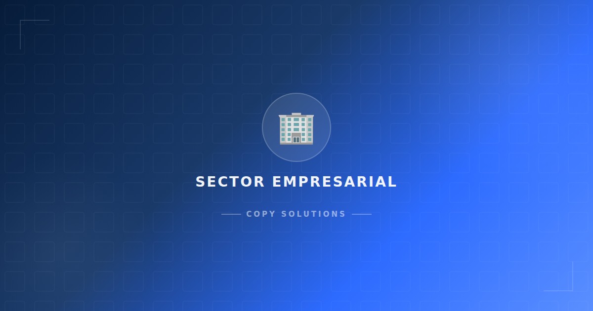 Alquiler de Multifuncionales por Sector Empresarial